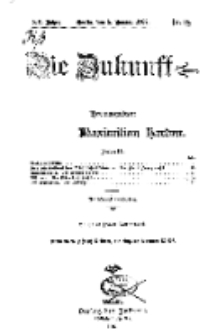 Die Zukunft, 5. Januar, Jahrg. XV, Bd. 58, Nr 14.