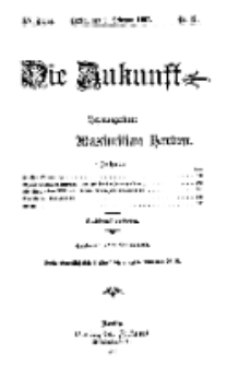 Die Zukunft, 9. Februar, Jahrg. XV, Bd. 58, Nr 19.