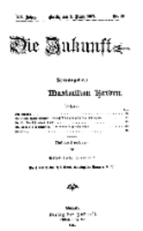 Die Zukunft, 9. März, Jahrg. XV, Bd. 58, Nr 23.