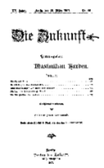 Die Zukunft, 30. März, Jahrg. XV, Bd. 58, Nr 26.