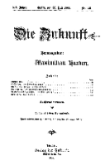 Die Zukunft, 27. Juli, Jahrg. XV, Bd. 60, Nr 43.