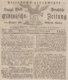 Elbingsche Zeitung, No. 57 Montag, 18 Juli 1825
