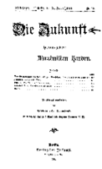 Die Zukunft, 31. Januar, Jahrg. XXII, Bd. 86, Nr 18.