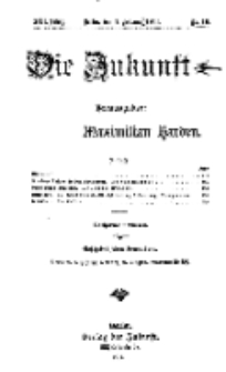 Die Zukunft, 7. Februar, Jahrg. XXII, Bd. 86, Nr 19.