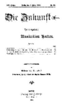 Die Zukunft, 7. März, Jahrg. XXII, Bd. 86, Nr 23.