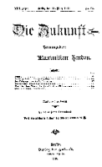 Die Zukunft, 14. März, Jahrg. XXII, Bd. 86, Nr 24.