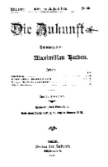 Die Zukunft, 25. April, Jahrg. XXII, Bd. 87, Nr 30.