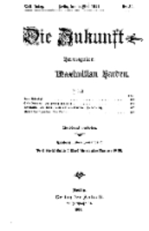 Die Zukunft, 9. Mai, Jahrg. XXII, Bd. 87, Nr 32.