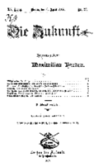 Die Zukunft, 6. April, Jahrg. XV, Bd. 59, Nr 27.