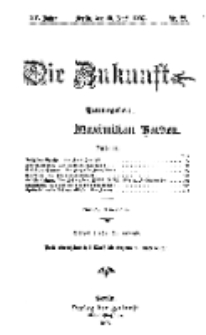 Die Zukunft, 20. April, Jahrg. XV, Bd. 59, Nr 29.