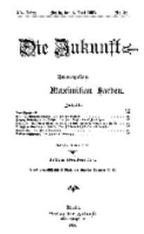 Die Zukunft, 8. Juni, Jahrg. XV, Bd. 59, Nr 36.