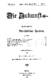Die Zukunft, 21. April, Jahrg. XIV, Bd. 55, Nr 29.