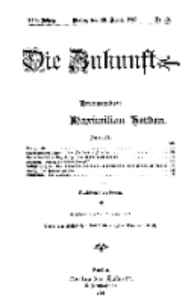 Die Zukunft, 28. April, Jahrg. XIV, Bd. 55, Nr 30.