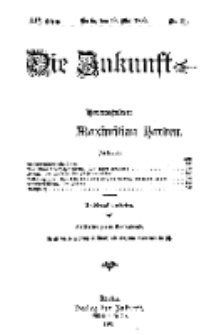 Die Zukunft, 19. Mai, Jahrg. XIV, Bd. 55, Nr 33.