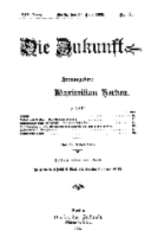 Die Zukunft, 16. Juni, Jahrg. XIV, Bd. 55, Nr 37.