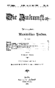 Die Zukunft, 14. Juli, Jahrg. XIV, Bd. 56, Nr 41.