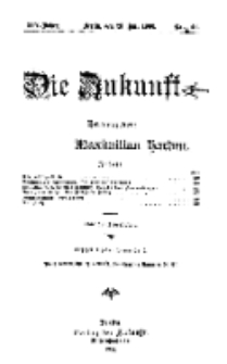 Die Zukunft, 28. Juli, Jahrg. XIV, Bd. 56, Nr 43.