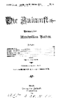 Die Zukunft, 23. Oktober, Jahrg. XVIII, Bd. 69, Nr 4.