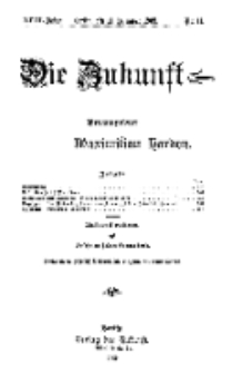 Die Zukunft, 11. Dezember, Jahrg. XVIII, Bd. 69, Nr 11.