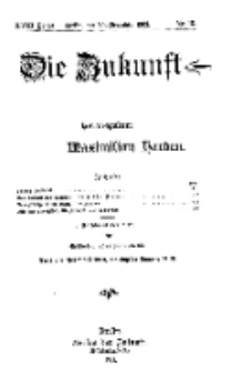 Die Zukunft, 25. Dezember, Jahrg. XVIII, Bd. 69, Nr 13.