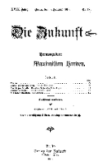 Die Zukunft, 5. Februar, Jahrg. XVIII, Bd. 70, Nr 19.
