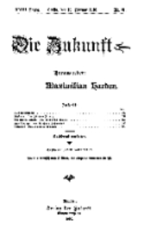 Die Zukunft, 19. Februar, Jahrg. XVIII, Bd. 70, Nr 21.