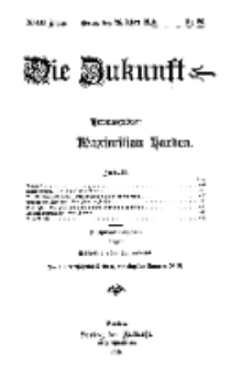 Die Zukunft, 26. März, Jahrg. XVIII, Bd. 70, Nr 26.