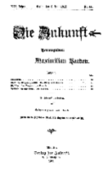 Die Zukunft, 8. Juli, Jahrg. XIX, Bd. 76, Nr 41.