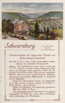Schwarzburg [ulotka]
