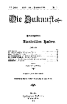 Die Zukunft, 1. Dezember, Jahrg. XV, Bd. 57, Nr 9.