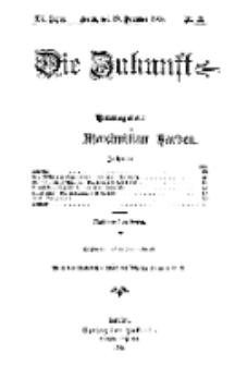 Die Zukunft, 29. Dezember, Jahrg. XV, Bd. 57, Nr 13.