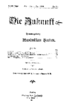 Die Zukunft, 11. Juni, Jahrg. XVIII, Bd. 71, Nr 37.