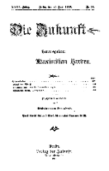 Die Zukunft, 25. Juni, Jahrg. XVIII, Bd. 71, Nr 39.