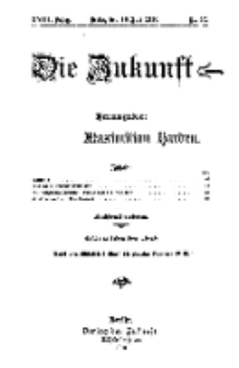 Die Zukunft, 16. Juli, Jahrg. XVIII, Bd. 72, Nr 42.