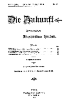 Die Zukunft, 27. August, Jahrg. XVIII, Bd. 72, Nr 48.