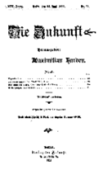 Die Zukunft, 24. Juni, Jahrg. XIX, Bd. 75, Nr 39.