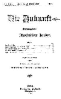 Die Zukunft, 14. Oktober, Jahrg. XX, Bd. 77, Nr 2.