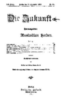 Die Zukunft, 16. Dezember, Jahrg. XX, Bd. 77, Nr 11.