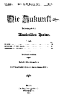 Die Zukunft, 23. Dezember, Jahrg. XX, Bd. 77, Nr 12.