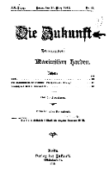 Die Zukunft, 23. März, Jahrg. XX, Bd. 78, Nr 25.