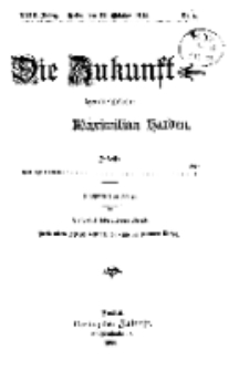 Die Zukunft, 24. Oktober, Jahrg. XXIII, Bd. 89, Nr 4.