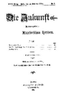 Die Zukunft, 14. November, Jahrg. XXIII, Bd. 89, Nr 7.