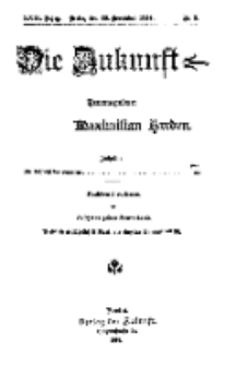 Die Zukunft, 28. November, Jahrg. XXIII, Bd. 89, Nr 9.
