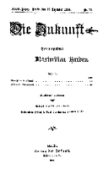 Die Zukunft, 12. Dezember, Jahrg. XXIII, Bd. 89, Nr 11.