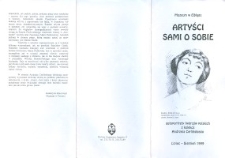 Artyści sami o sobie: autoportrety twórców polskich z kolekcji Andrzeja Cerlińskiego - folder