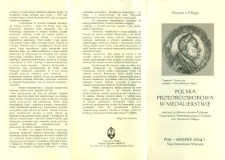 Polska przedrozbiorowa w medalierstwie - folder