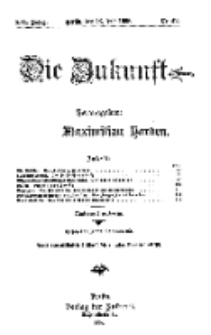 Die Zukunft, 18. Juli, Jahrg. XVI, Bd. 64, Nr 42.