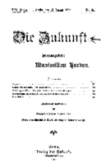 Die Zukunft, 15. August, Jahrg. XVI, Bd. 64, Nr 46.