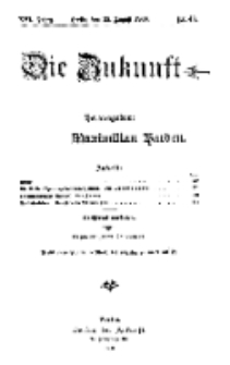 Die Zukunft, 29. August, Jahrg. XVI, Bd. 64, Nr 48.