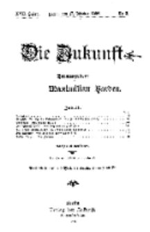 Die Zukunft, 17. Oktober, Jahrg. XVII, Bd. 65, Nr 3.